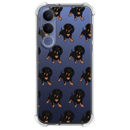 Funda Silicona Antigolpes para Vivo V70 FE diseño Perros...