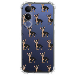 Funda Silicona Antigolpes para Vivo V70 FE diseño Perros...