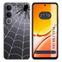 Funda Silicona Transparente para Vivo Y31 5G / Y21d diseño Araña Dibujos