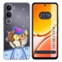Funda Silicona Transparente para Vivo Y31 5G / Y21d diseño Cabra Dibujos