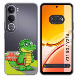 Funda Silicona Transparente para Vivo Y31 5G / Y21d...