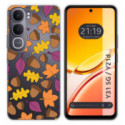 Funda Silicona Transparente para Vivo Y31 5G / Y21d diseño Otoño Dibujos
