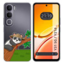 Funda Silicona Transparente para Vivo Y31 5G / Y21d diseño Panda Dibujos