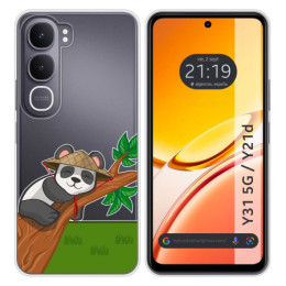 Funda Silicona Transparente para Vivo Y31 5G / Y21d...