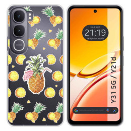 Funda Silicona Transparente para Vivo Y31 5G / Y21d...