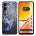 Funda Silicona Transparente para Vivo Y31 5G / Y21d diseño Plumas Dibujos