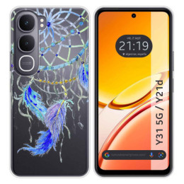 Funda Silicona Transparente para Vivo Y31 5G / Y21d...
