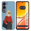 Funda Silicona para Vivo Y31 5G / Y21d diseño Mujer 04 Dibujos