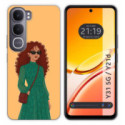 Funda Silicona para Vivo Y31 5G / Y21d diseño Mujer 06 Dibujos