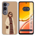Funda Silicona para Vivo Y31 5G / Y21d diseño Mujer 09 Dibujos