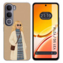 Funda Silicona para Vivo Y31 5G / Y21d diseño Mujer 10 Dibujos