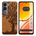 Funda Silicona para Vivo Y31 5G / Y21d diseño Cuero 03 Dibujos