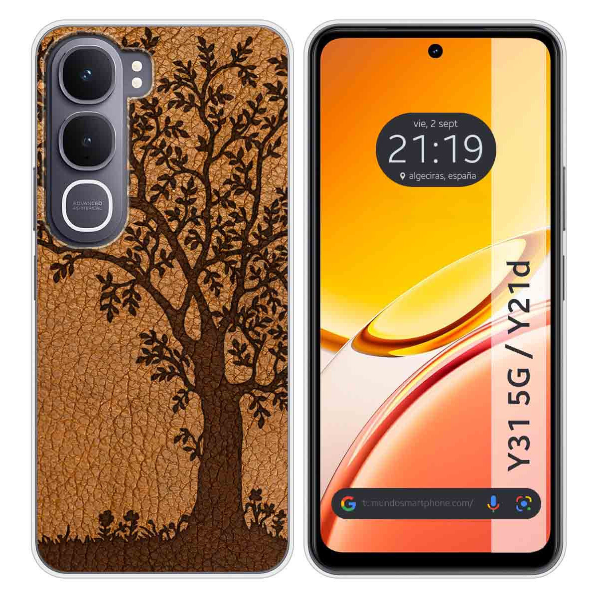 Funda Silicona para Vivo Y31 5G / Y21d diseño...