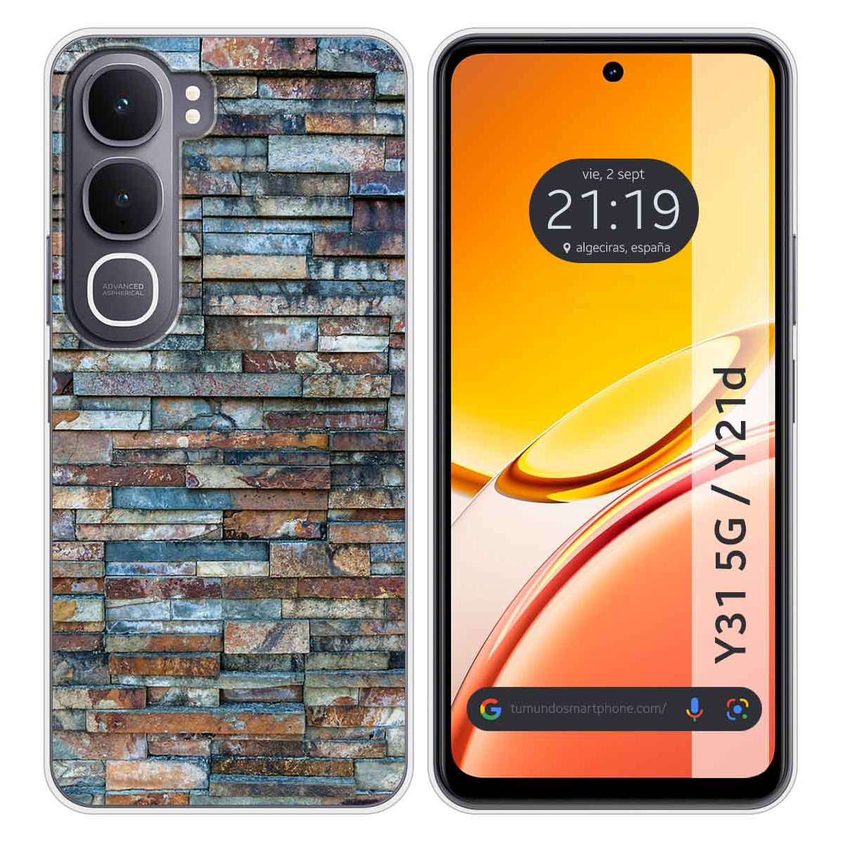 Funda Silicona para Vivo Y31 5G / Y21d diseño...