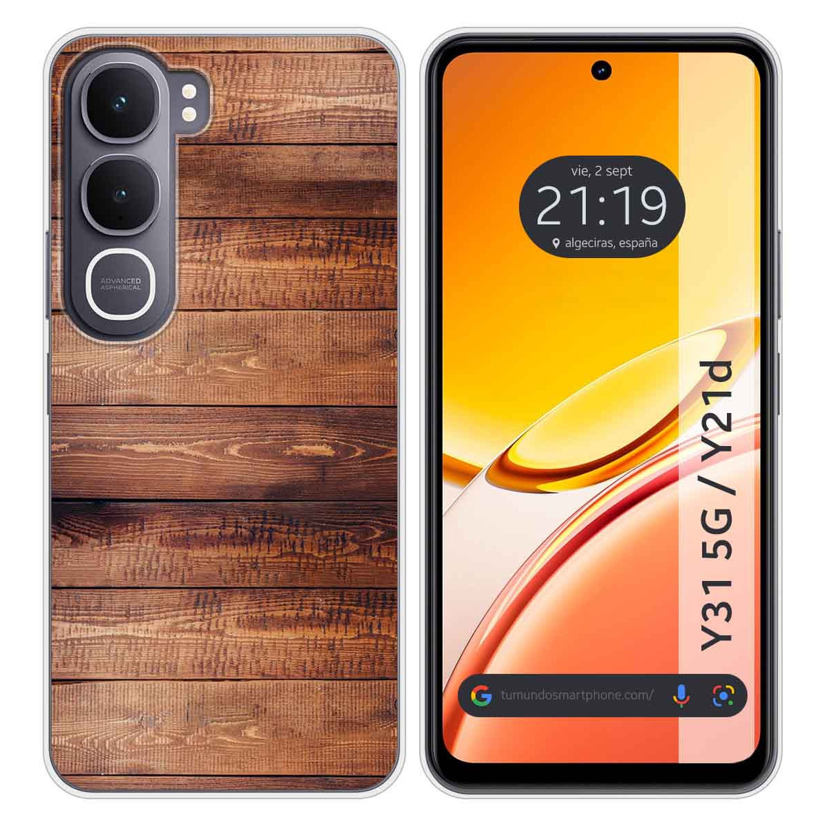 Funda Silicona para Vivo Y31 5G / Y21d diseño...