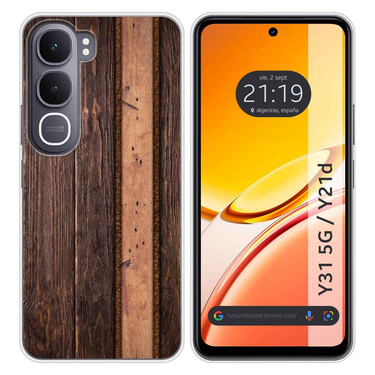 Funda Silicona para Vivo Y31 5G / Y21d diseño...