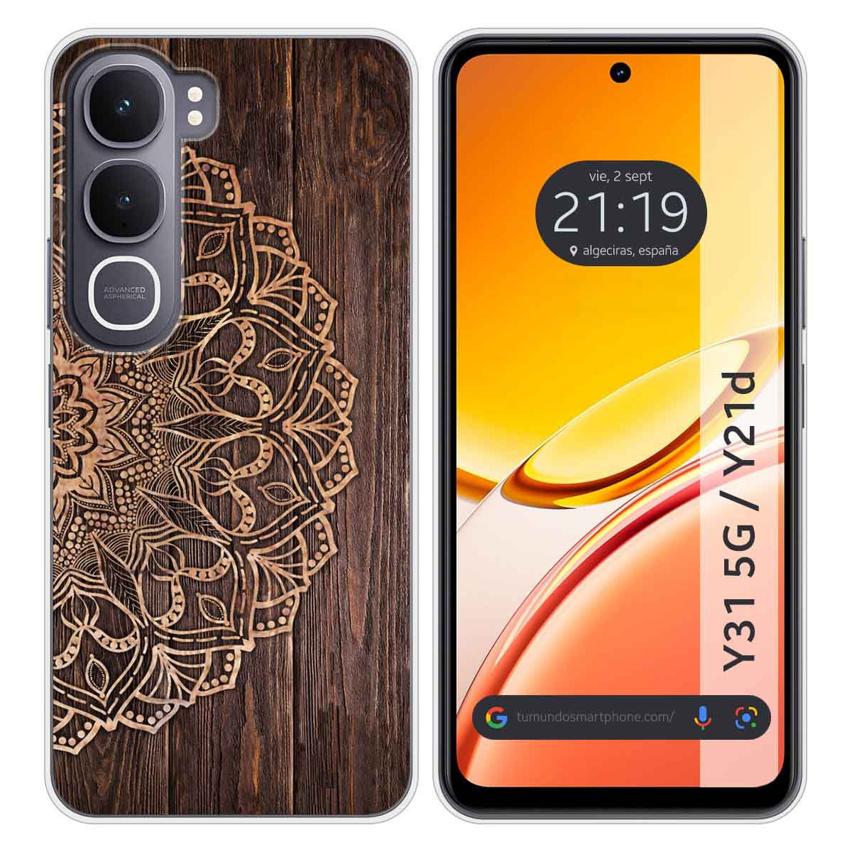 Funda Silicona para Vivo Y31 5G / Y21d diseño...