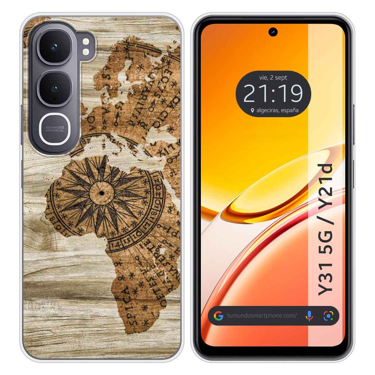 Funda Silicona para Vivo Y31 5G / Y21d diseño...