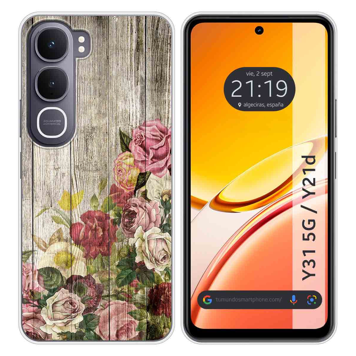 Funda Silicona para Vivo Y31 5G / Y21d diseño...