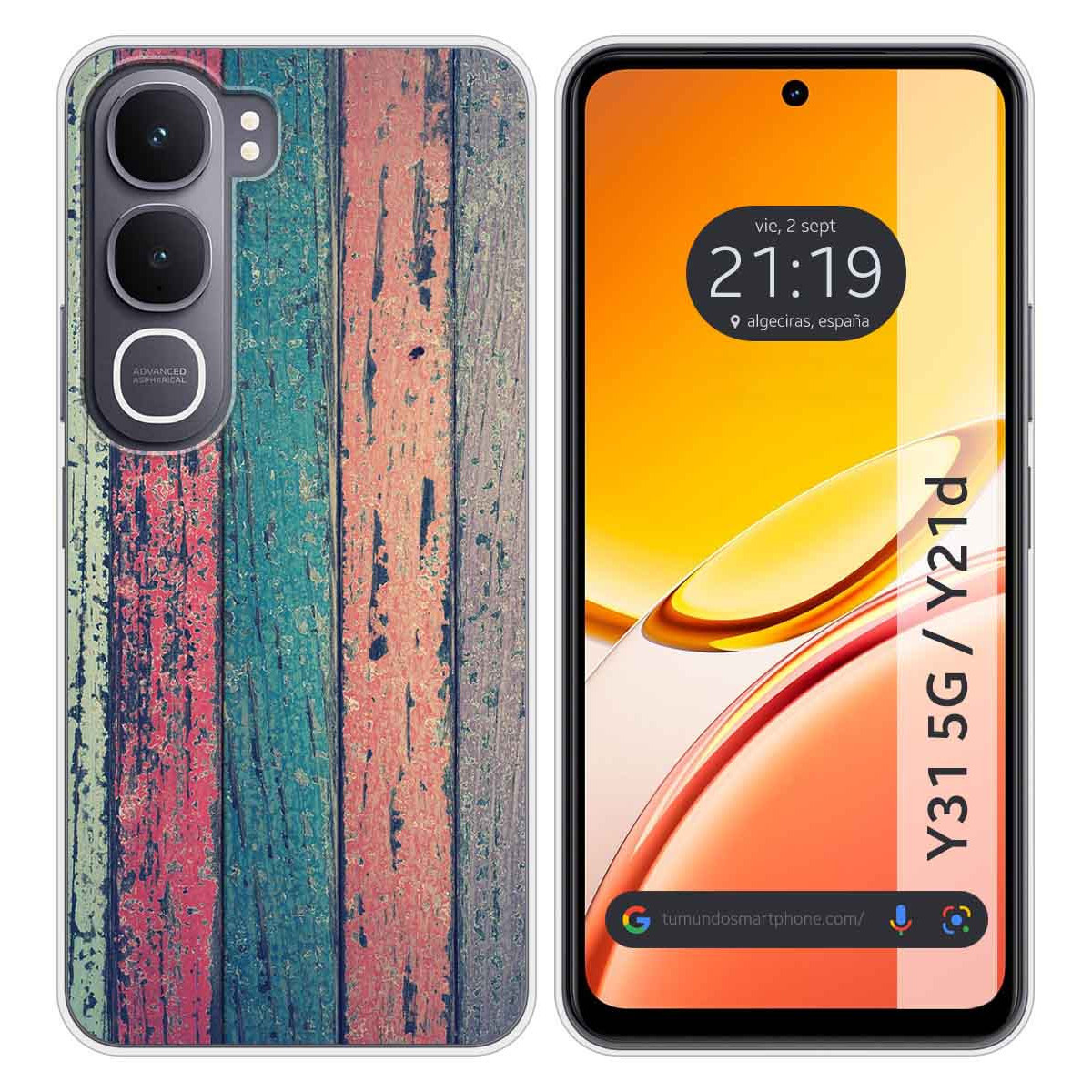 Funda Silicona para Vivo Y31 5G / Y21d diseño...