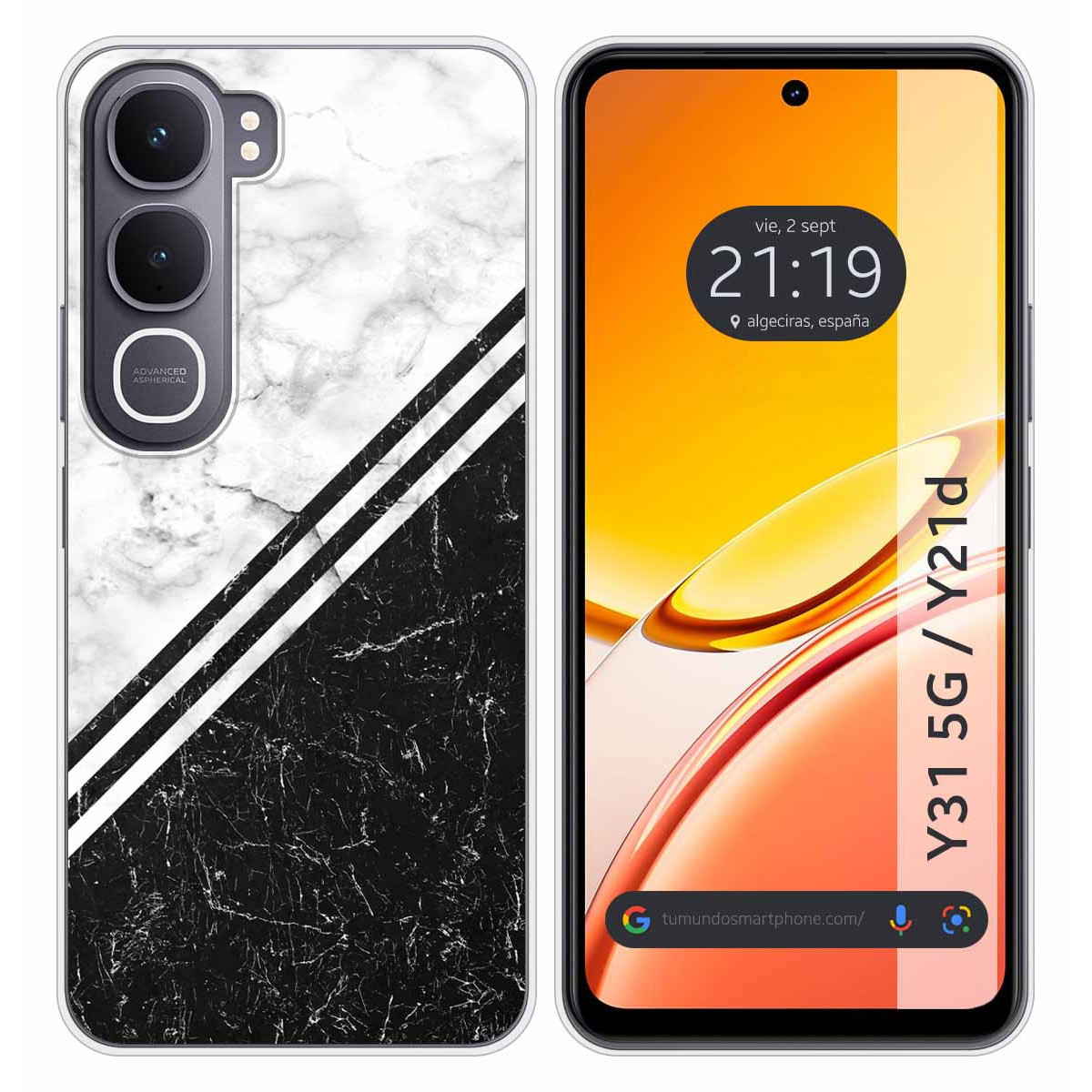 Funda Silicona para Vivo Y31 5G / Y21d diseño...