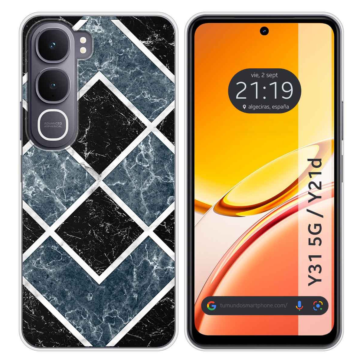 Funda Silicona para Vivo Y31 5G / Y21d diseño...