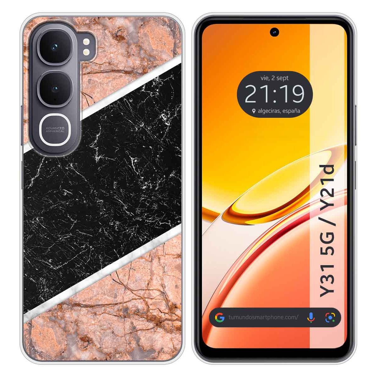 Funda Silicona para Vivo Y31 5G / Y21d diseño...