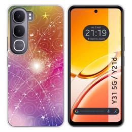 Funda Silicona para Vivo Y31 5G / Y21d diseño Abstracto...
