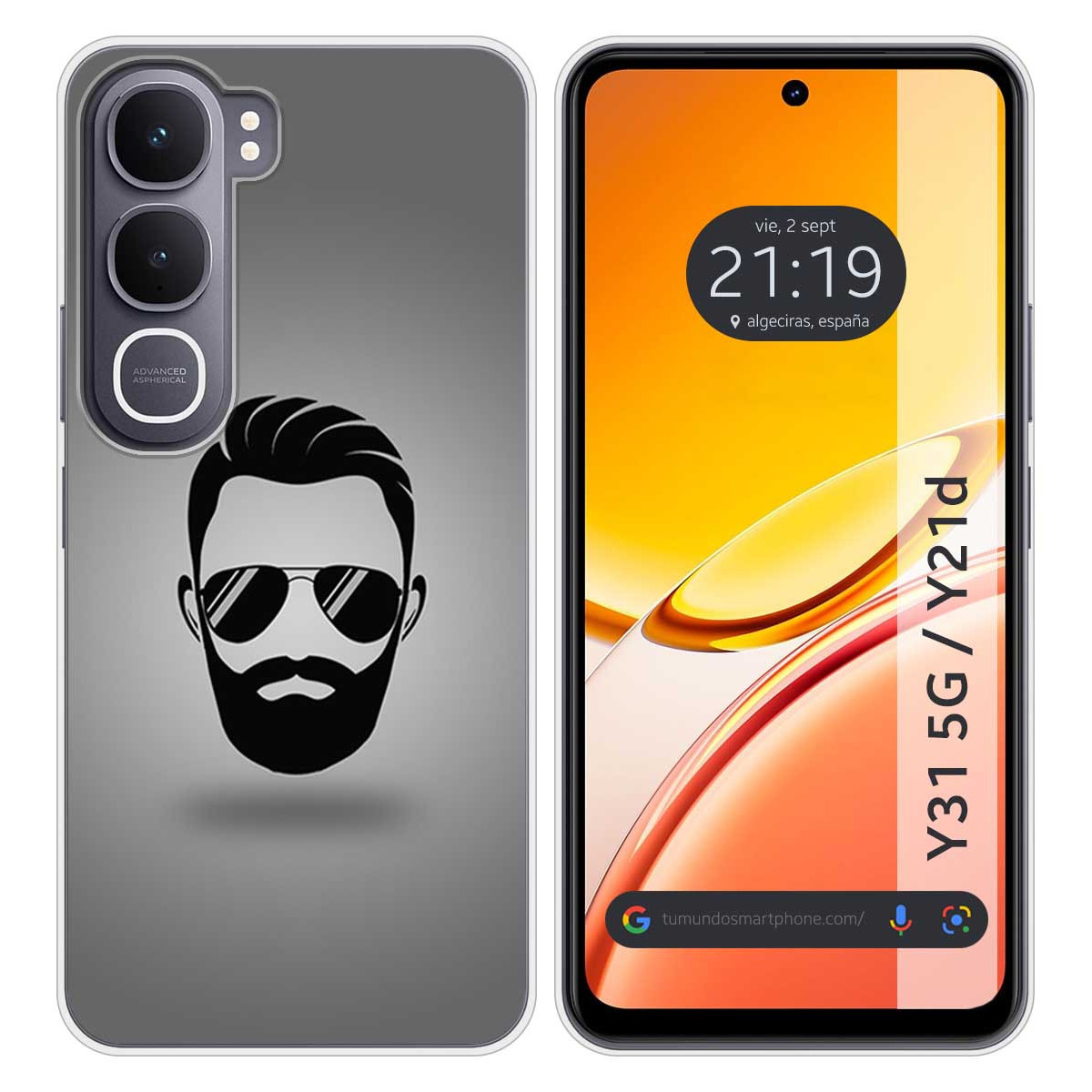 Funda Silicona para Vivo Y31 5G / Y21d diseño...