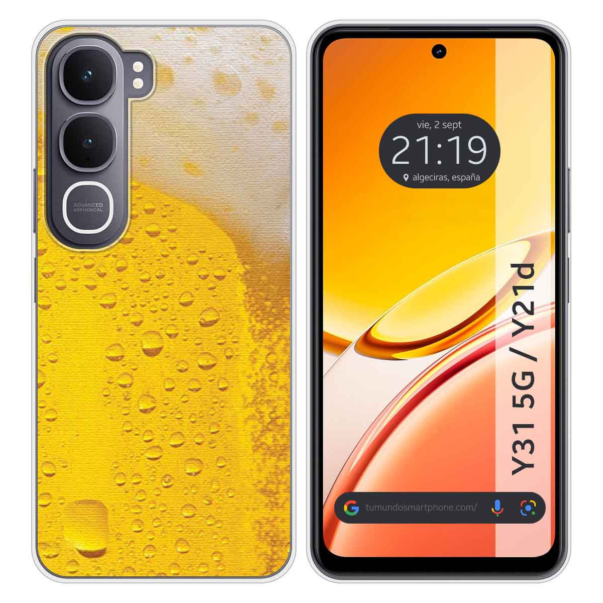 Funda Silicona para Vivo Y31 5G / Y21d diseño...