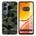 Funda Silicona para Vivo Y31 5G / Y21d diseño Camuflaje Dibujos