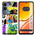 Funda Silicona para Vivo Y31 5G / Y21d diseño Comic Dibujos