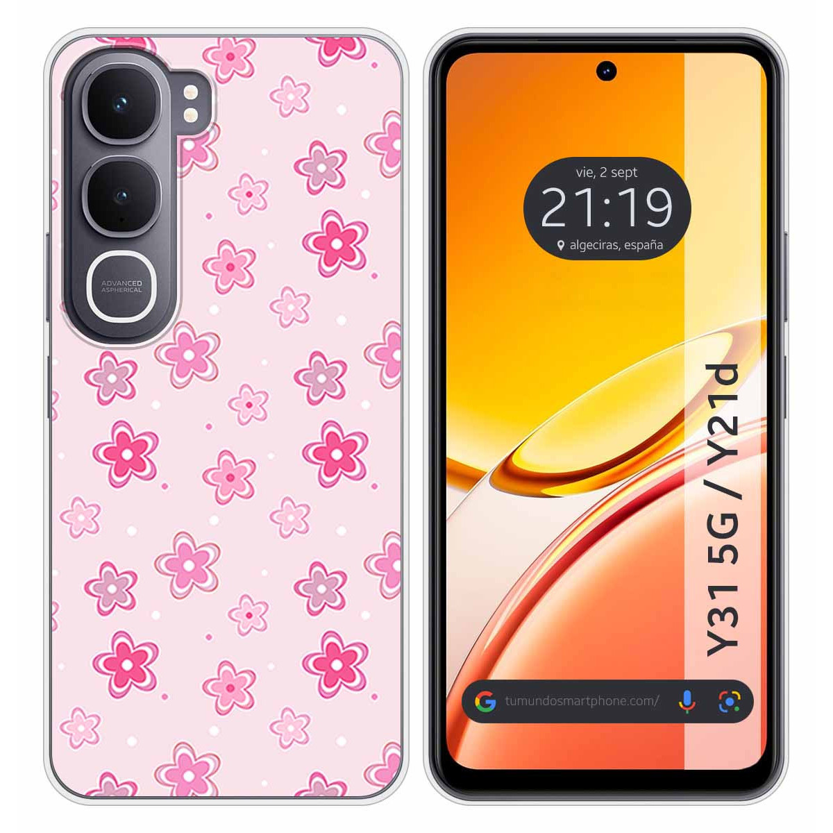 Funda Silicona para Vivo Y31 5G / Y21d diseño...