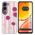 Funda Silicona para Vivo Y31 5G / Y21d diseño Flores Vintage Dibujos