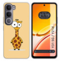 Funda Silicona para Vivo Y31 5G / Y21d diseño Jirafa Dibujos