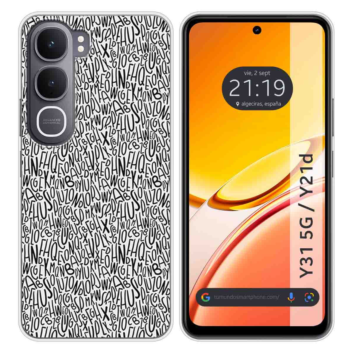 Funda Silicona para Vivo Y31 5G / Y21d diseño...