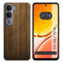 Funda Silicona para Vivo Y31 5G / Y21d diseño Madera Dibujos