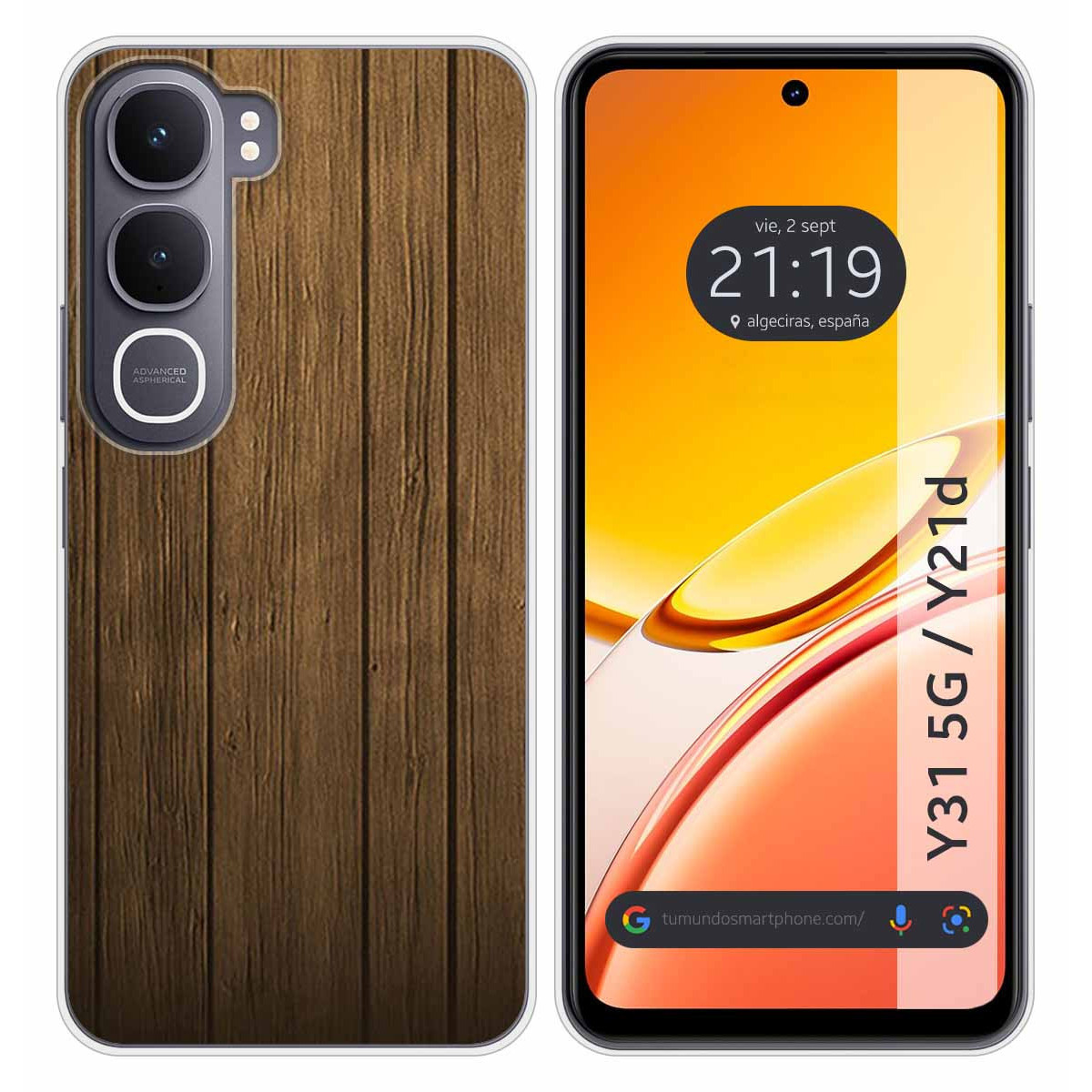 Funda Silicona para Vivo Y31 5G / Y21d diseño...