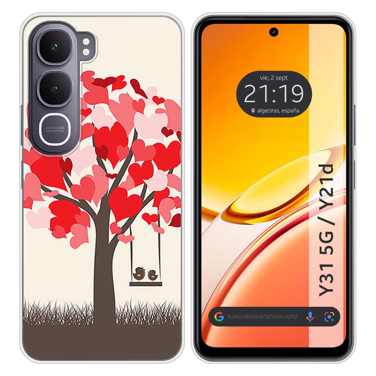 Funda Silicona para Vivo Y31 5G / Y21d diseño...