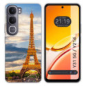 Funda Silicona para Vivo Y31 5G / Y21d diseño Paris Dibujos