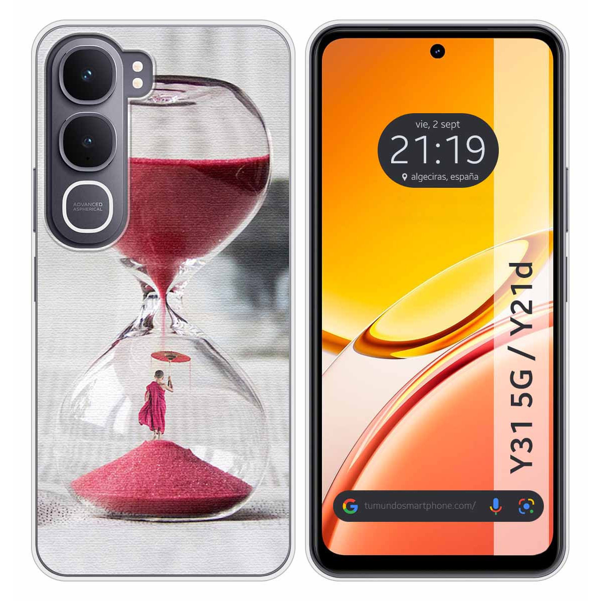 Funda Silicona para Vivo Y31 5G / Y21d diseño...