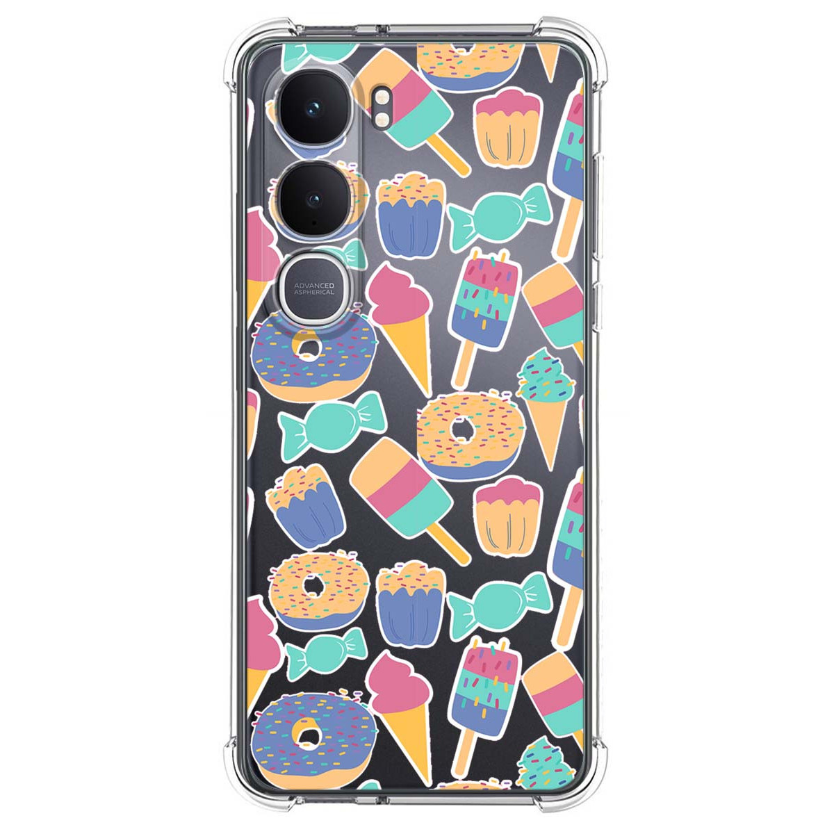 Funda Silicona Antigolpes para Vivo Y31 5G /...