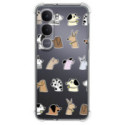 Funda Silicona Antigolpes para Vivo Y31 5G / Y21d diseño Perros Dibujos