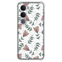 Funda Silicona Antigolpes para Vivo Y31 5G / Y21d diseño Flores 01 Dibujos