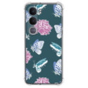 Funda Silicona Antigolpes para Vivo Y31 5G / Y21d diseño Flores 10 Dibujos
