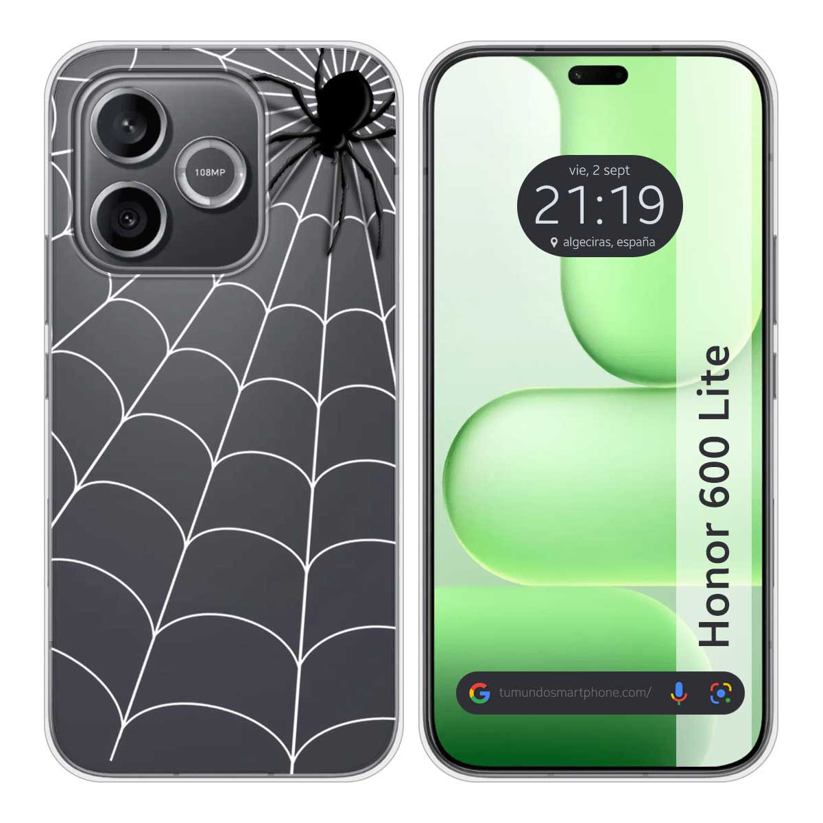 Funda Silicona Transparente para Huawei Honor...
