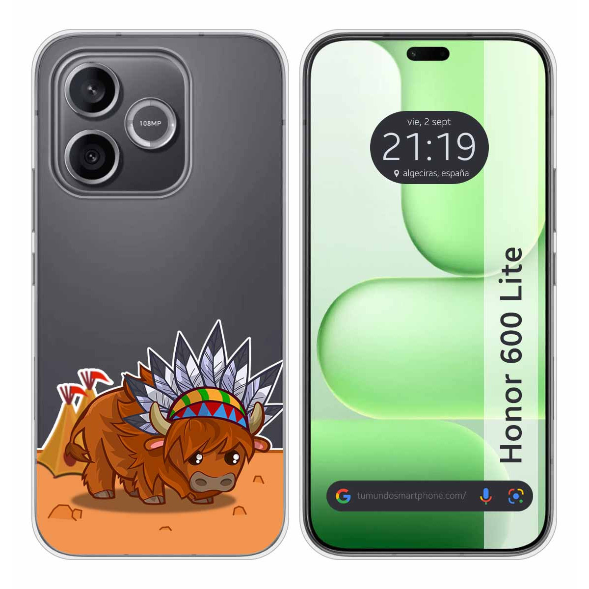 Funda Silicona Transparente para Huawei Honor...