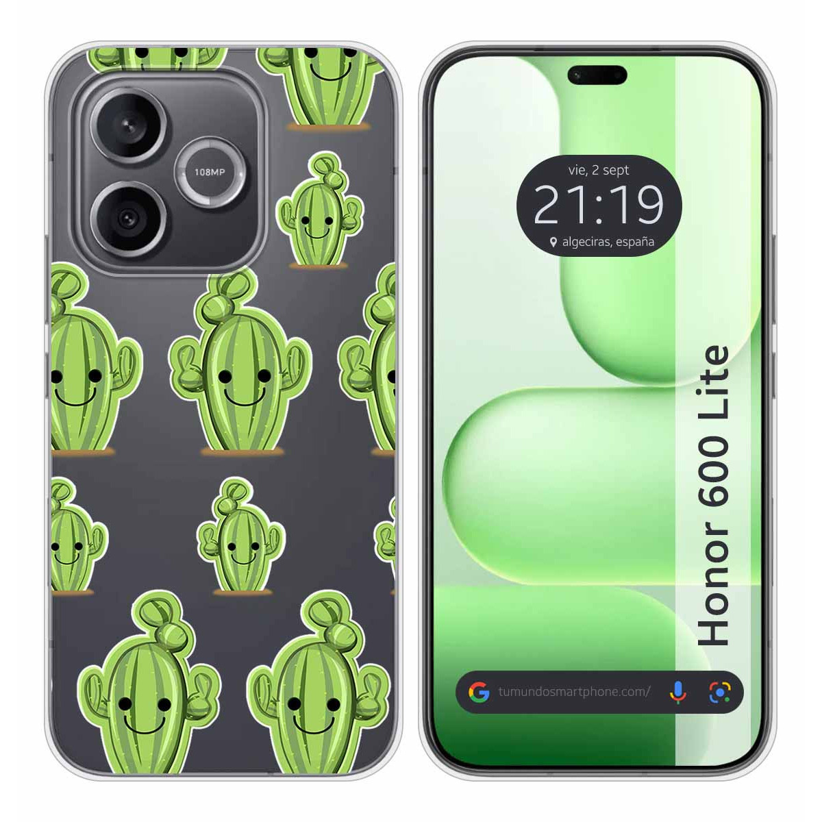 Funda Silicona Transparente para Huawei Honor...