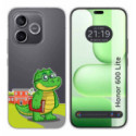 Funda Silicona Transparente para Huawei Honor 600 Lite 5G diseño Coco Dibujos