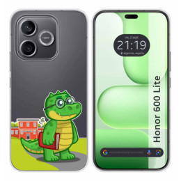 Funda Silicona Transparente para Huawei Honor 600 Lite 5G...